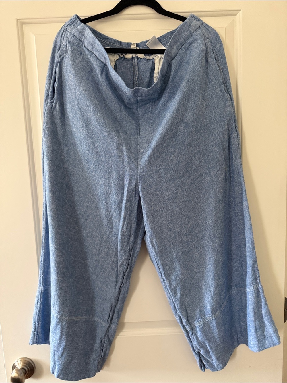 Banana Republic Linen Cropped Pants